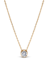 Pandora Era Bezel Lab-Grown Diamond Pendant Necklace