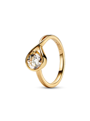 Pandora Infinite 14k White Gold Lab-grown Diamond Ring