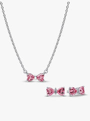 Wrapped In A Bow Necklace and Earring Set