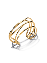 FINAL SALE - Organically Shaped Wired Open Bangle