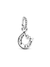Good Luck Horseshoe Dangle Charm