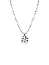 FINAL SALE - Pandora Nova 14k White Gold Lab-grown Diamond Pendant Necklace