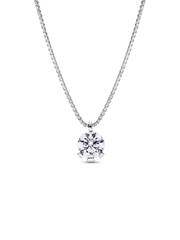 FINAL SALE - Pandora Nova 14k White Gold Lab-grown Diamond Pendant Necklace