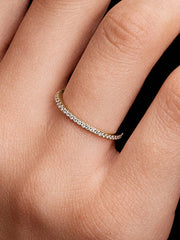 Pandora Era Lab-Grown Diamond Half Eternity Pavé Band Ring