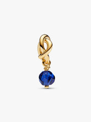 May Faceted Eternity Circle Dangle Charm