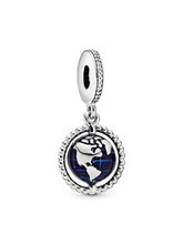 Spinning Globe Dangle Charm