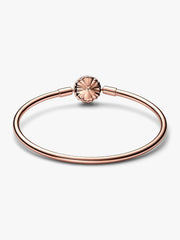 FINAL SALE - Pandora Moments Sparkling Snowflake Clasp Bangle
