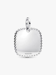 Engravable Square Tag Pendant