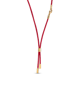 Pandora Talisman Red Recycled Polyester Cord Necklace