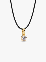 Pandora Talisman 14k Gold Lab-grown Diamond Moon Pendant
