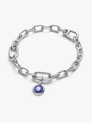 Engravable Evil Eye Murano Glass Mini Dangle Charm
