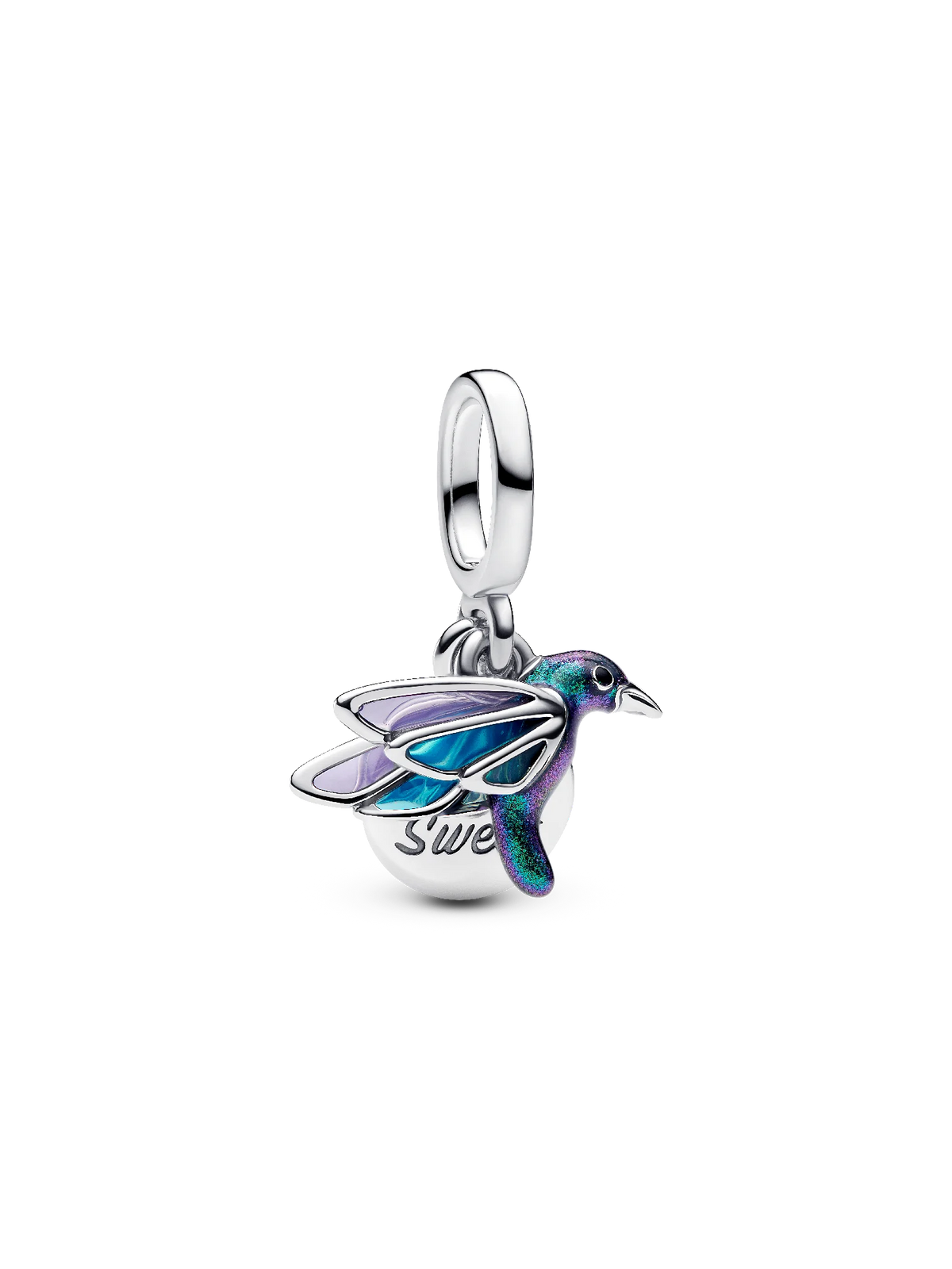 Hummingbird Double Dangle Charm