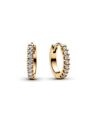 Pandora Era Lab-grown Diamond Hoop Earrings 14K Gold