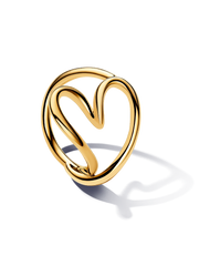 Organically Shaped Heart Ring