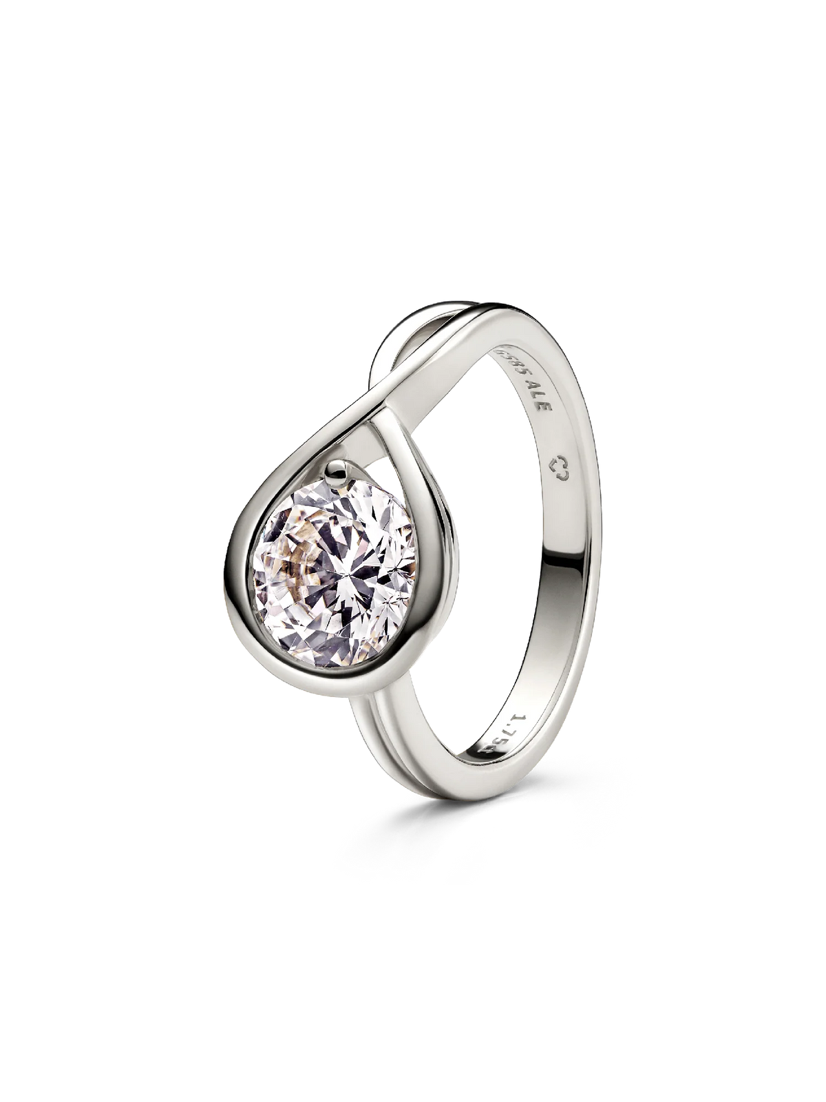FINAL SALE - Pandora Infinite 14k White Gold Lab-grown Diamond Ring