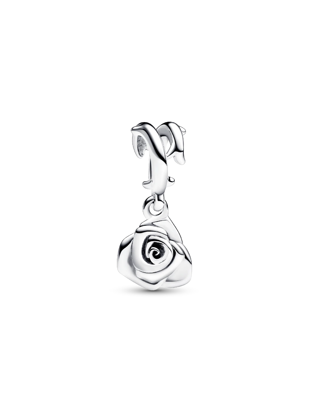 Rose in Bloom Dangle Charm