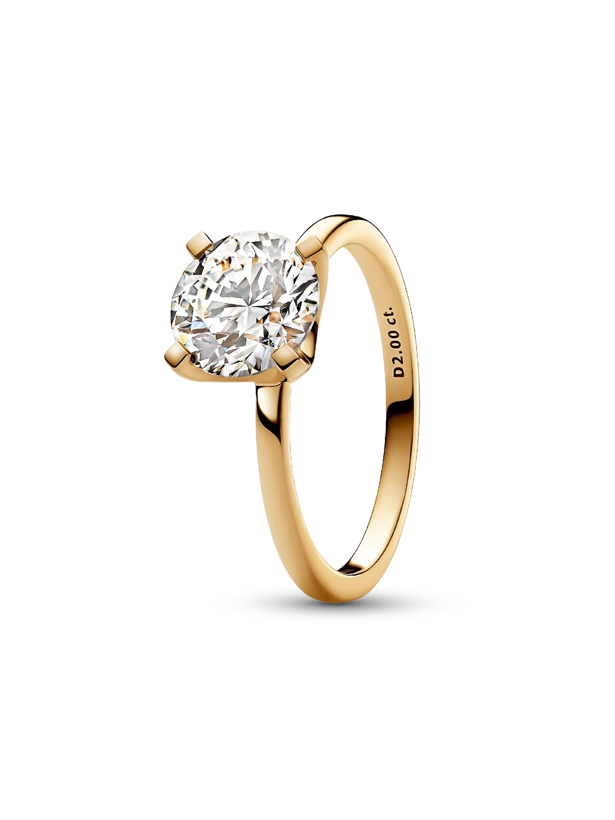 Pandora Era 14k White Gold Lab-grown Diamond Ring