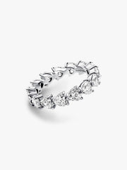 Band of Clear Hearts Ring