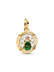FINAL SALE - Scarab Beetle Medallion Charm