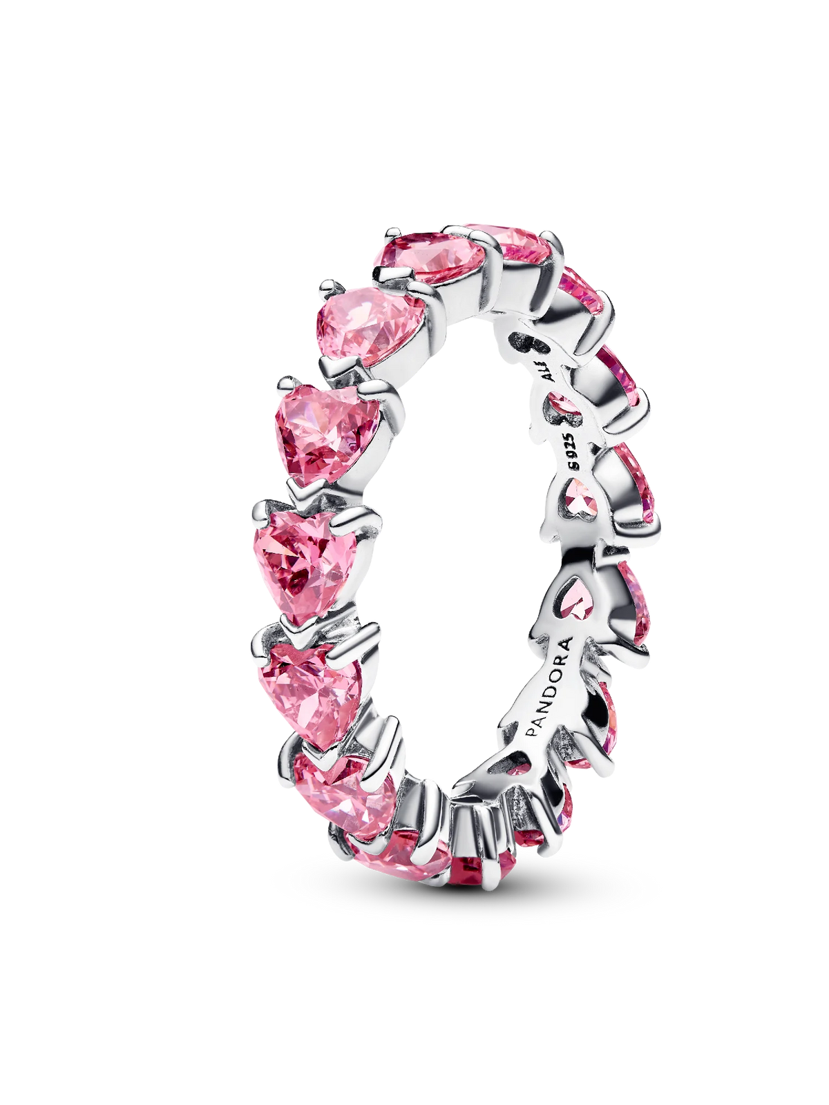 Band of Clear Hearts Ring