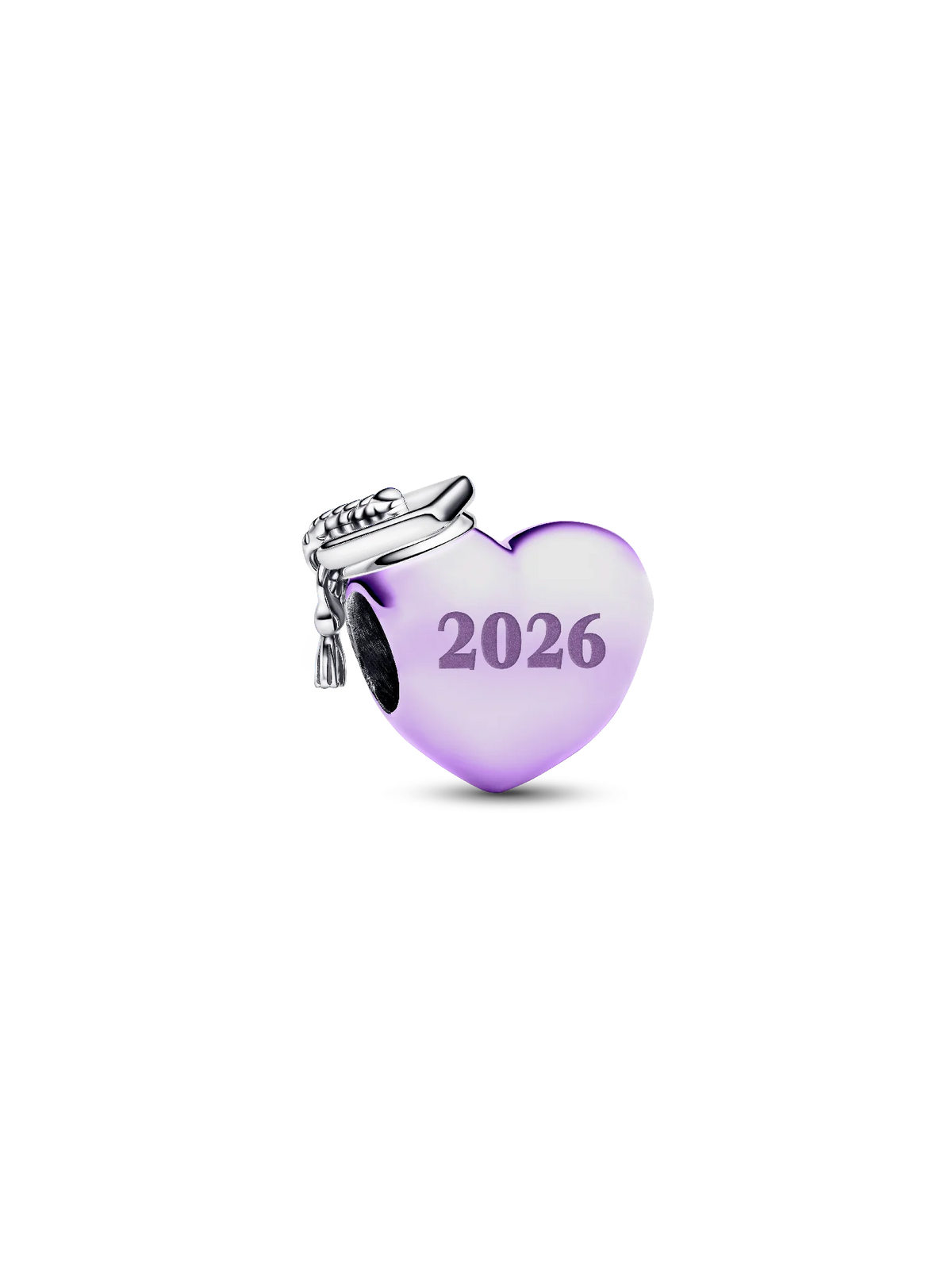 Graduation 2026 Purple Heart Charm