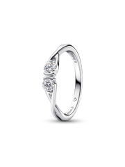 Pandora Infinite Sterling Silver Double-Facing Lab-grown Diamond Ring