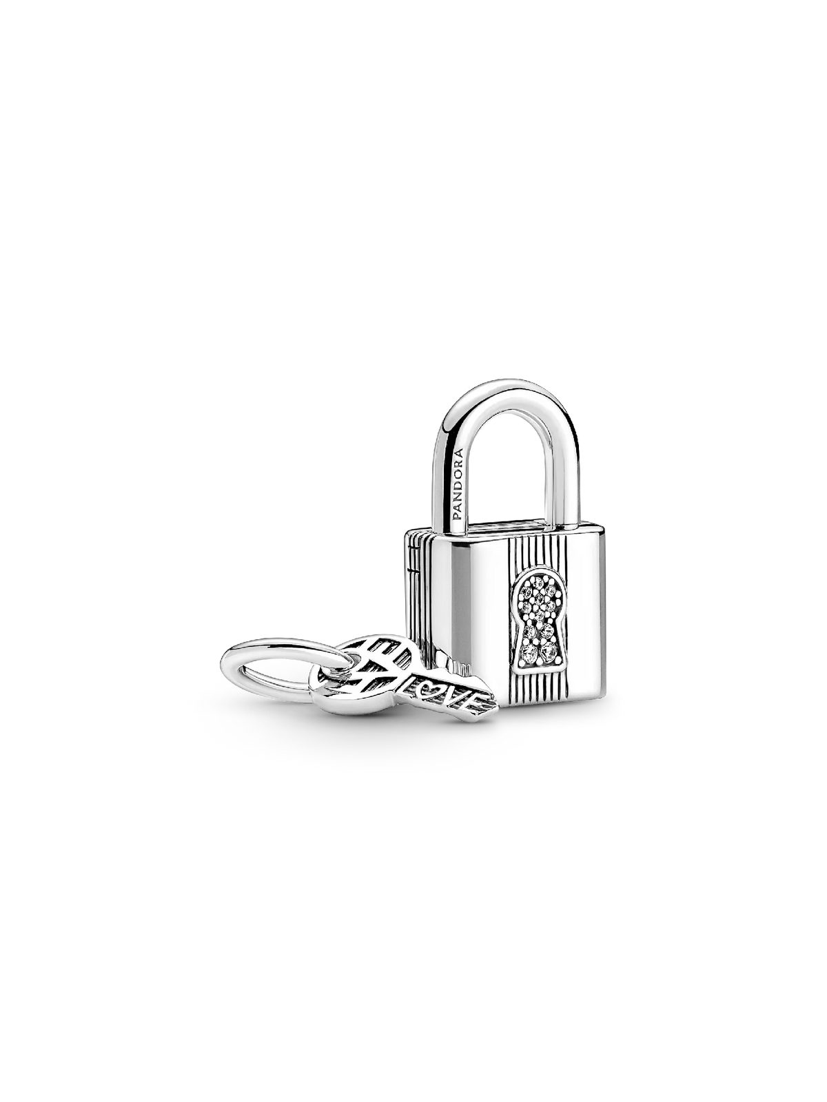 Padlock & Key Dangle Charm