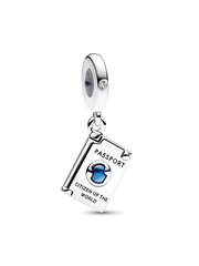 Openable Passport Dangle Charm