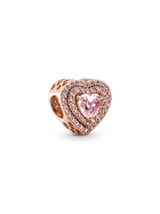 Sparkling Levelled Heart Charm