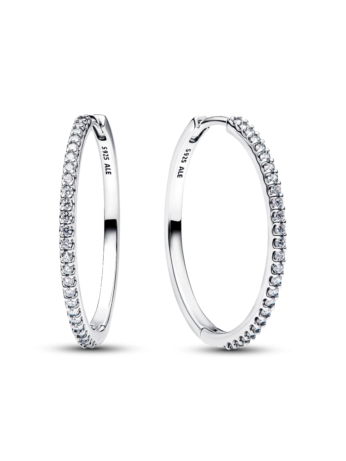 Sparkling Hoop Earrings