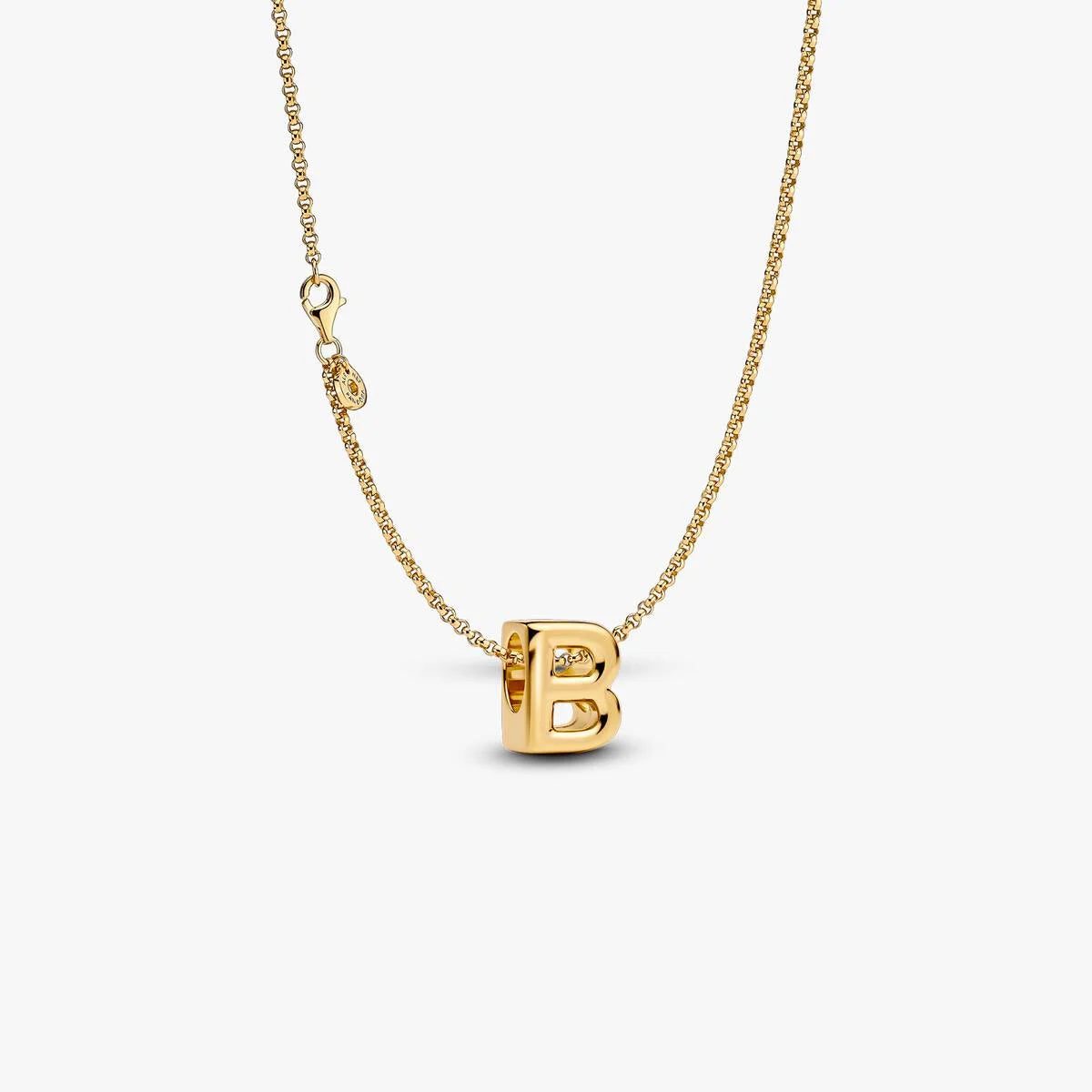 Letter B Charm Necklace