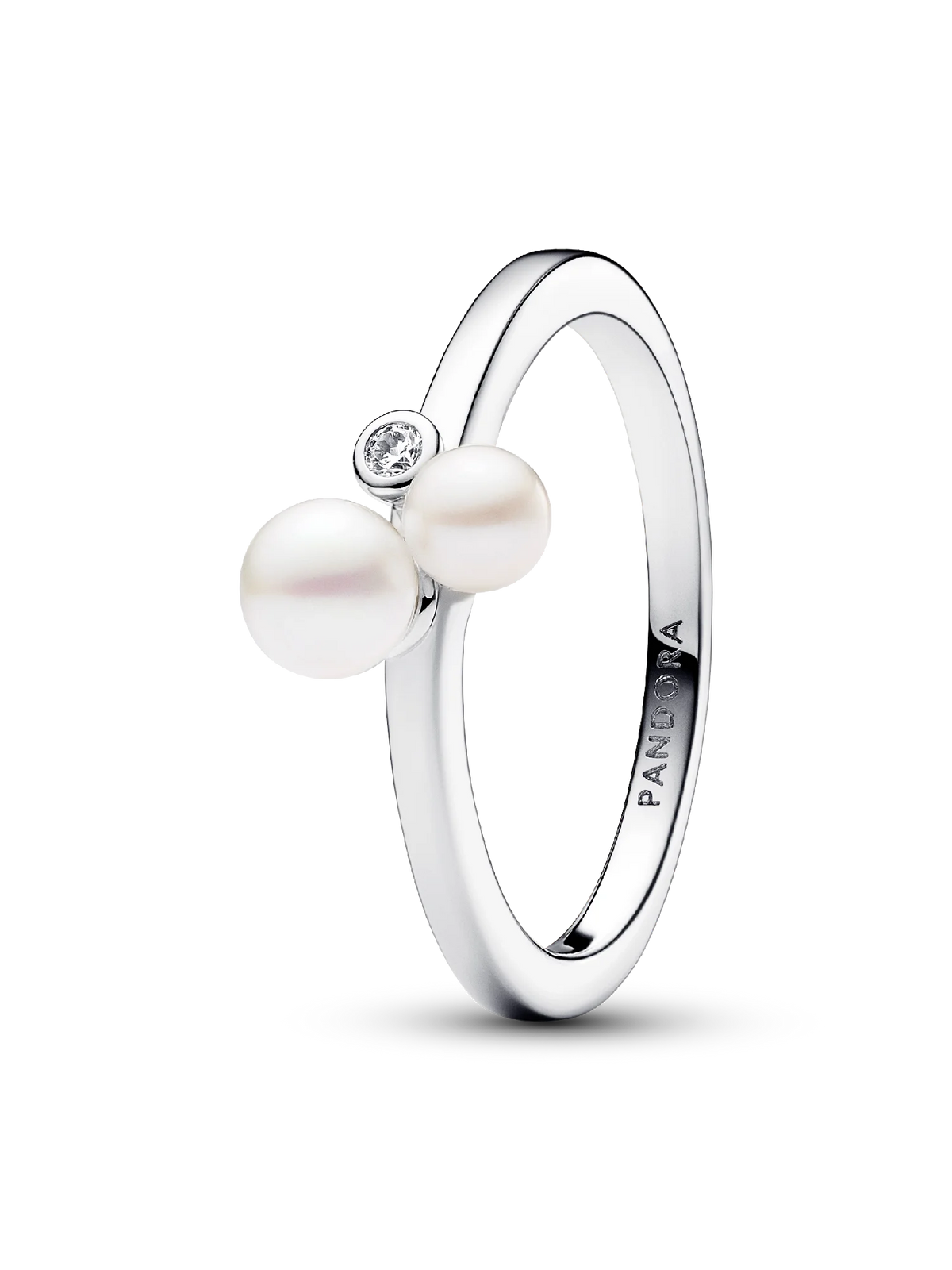 Duo Treated Freshwater Cultured Pearls Ring