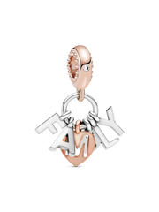 Family Letters Dangle Charm