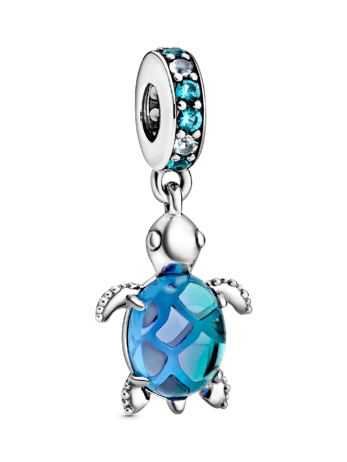 Murano Glass Sea Turtle Dangle Charm
