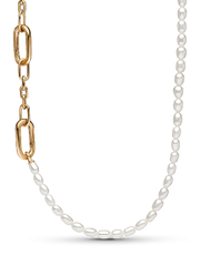 Pandora ME Slim Treated Freshwater Cultured Pearl Necklace