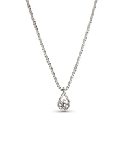 Pandora Infinite 14k White Gold Lab-grown Diamond Pendant Necklace