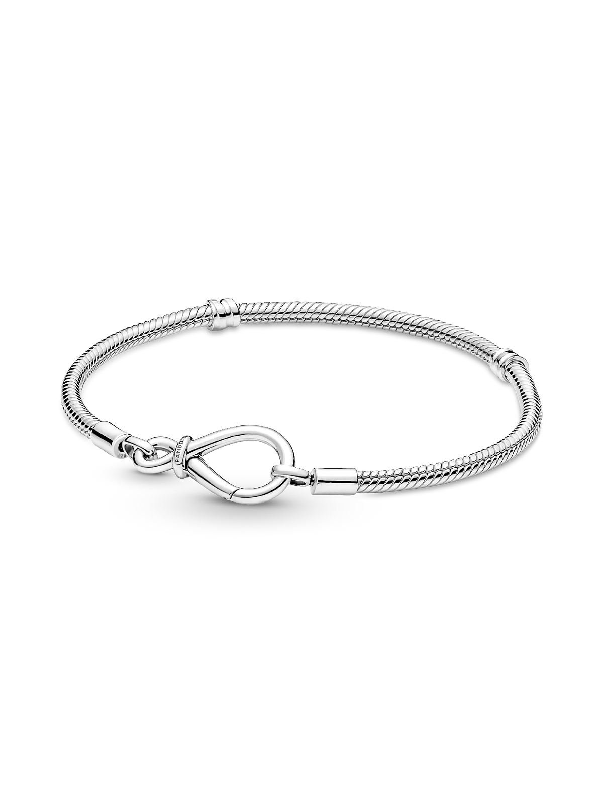 Pandora Moments Infinity Knot Snake Chain Bracelet