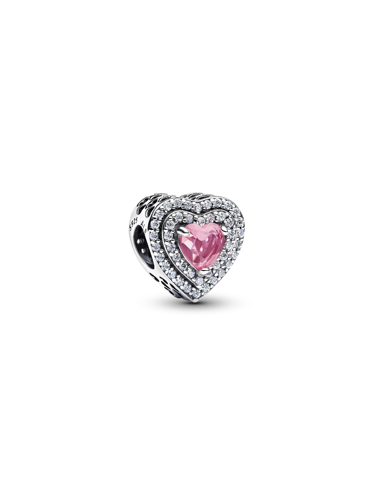 Sparkling Leveled Hearts Charm