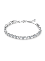 Triple Stone Heart Bracelet