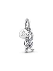 FINAL SALE - Pavé Infinity Knot Dangle Charm