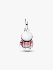 Two-Tone Blooming Flower Dangle Charm