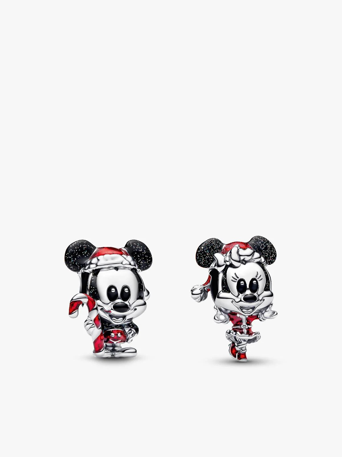 Disney Mickey and Minnie Christmas Charm Duo