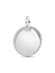Engravable Round Tag Pendant