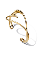 Organically Shaped Heart Bangle
