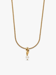 June Eternity Circle Dangle Charm Necklace Set