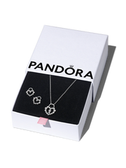 FINAL SALE - Sparkling Heart Padlock Jewelry Gift Set
