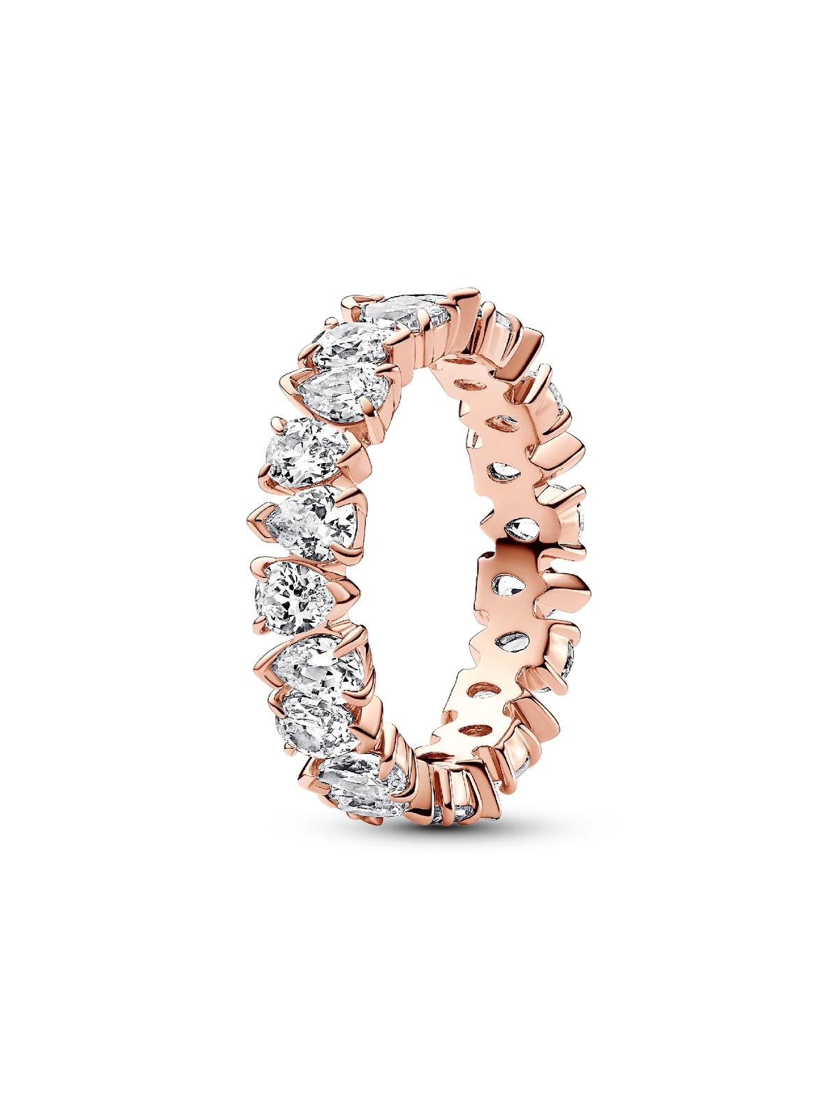 Alternating Sparkling Band Ring