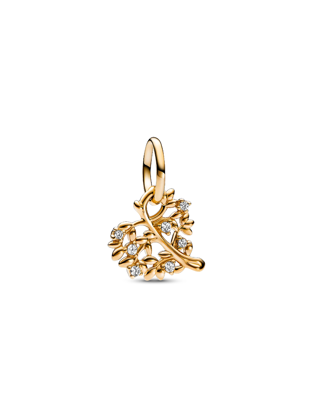 FINAL SALE - Sparkling Heart & Family Tree Dangle Charm