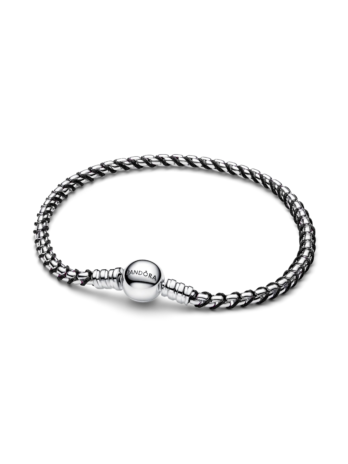 Purple Cord Box Chain Bracelet