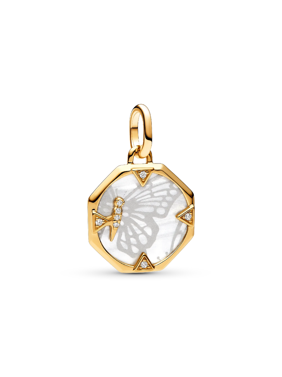 Pandora ME Pearlescent Butterfly Medallion Charm